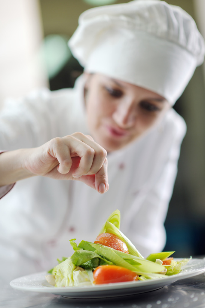 chef preparing meal