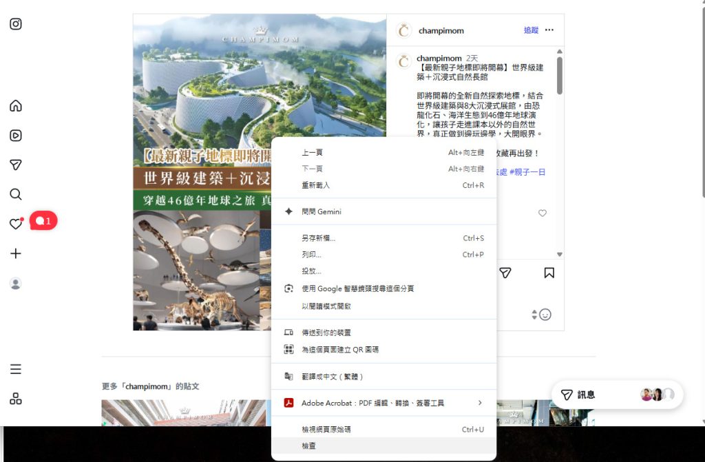 ig單一圖片貼文