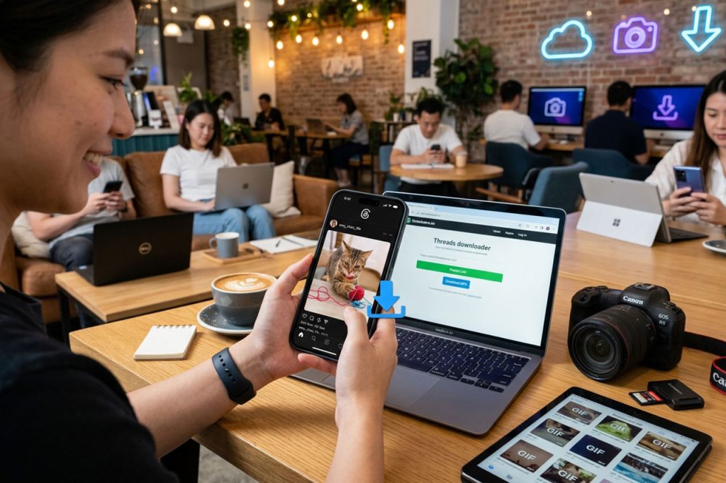 Threads影片下載完整教學：免費下載Threads影片、照片與GIF的方法（手機、電腦都適用）