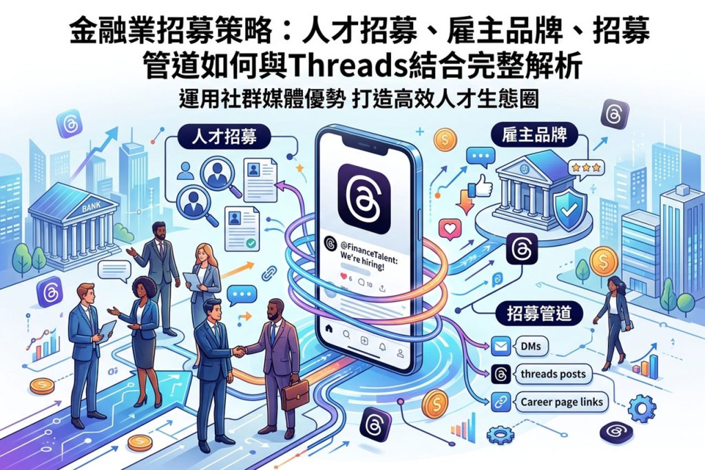 金融業招募策略：人才招募、雇主品牌、招募管道如何與Threads結合完整解析